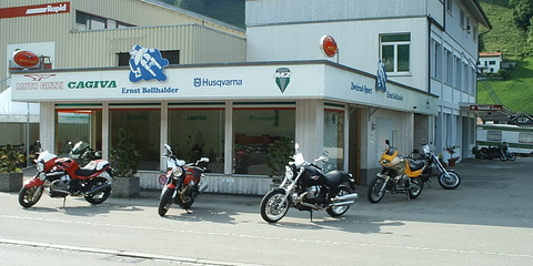 Motoguzzi-Doktor Alt St. Johann Aussenansicht